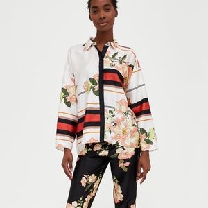 Zara print shirt